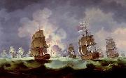 unknow artist Seascape, boats, ships and warships. 20 oil painting on canvas